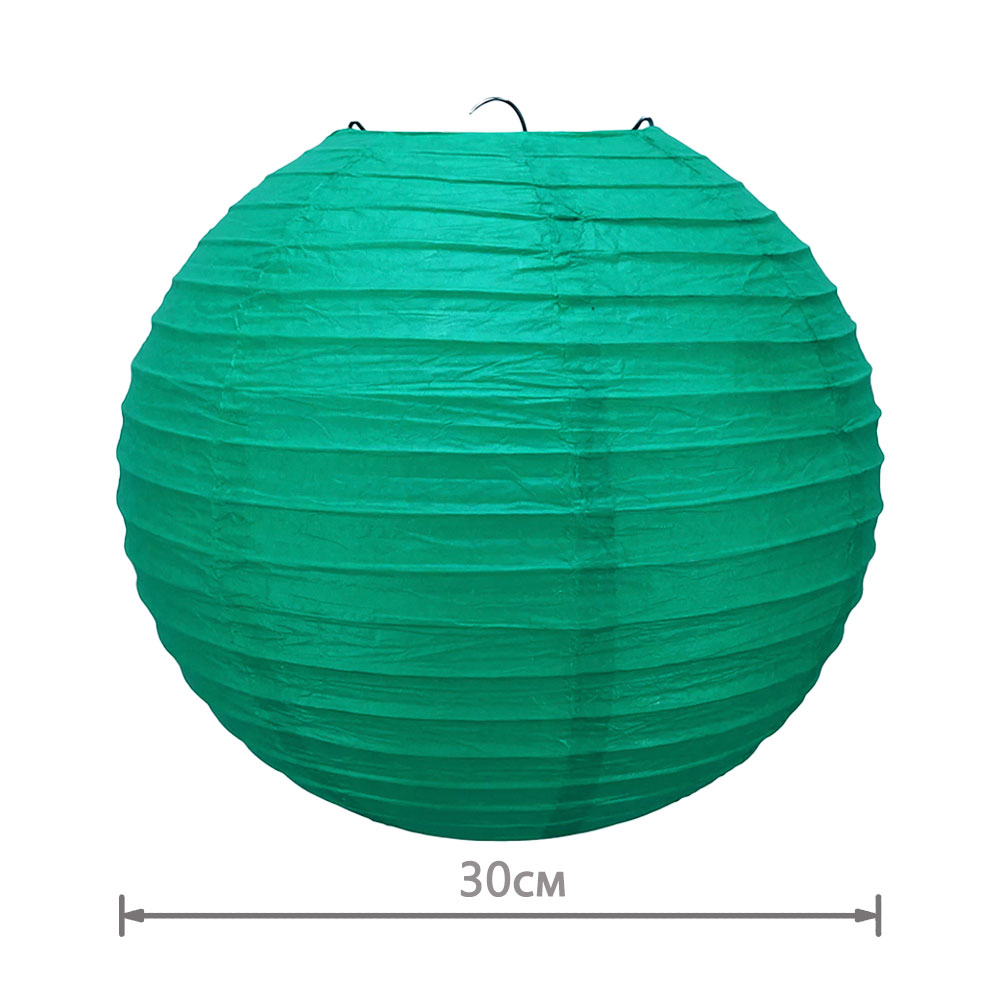 Подвесной фонарик стандарт 30 см темно-изумрудный new