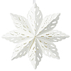 Снежинка 40 см №4, белый