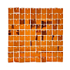 Панель с пайетками для фотозоны 30х30см, оранжевый