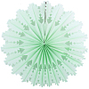 Снежинка ажурная 50 см салатовый