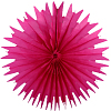 Снежинка обьемная 50 см малиновый