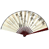 Веер для танцев 33х60см с рисунком, №3