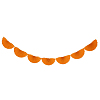 Гирлянды "Веера" 210х30 см, оранжевый