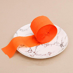 Крепированная лента 4,5 см х 25 м, оранжевый