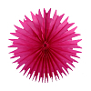 Снежинка обьемная 40 см малиновый